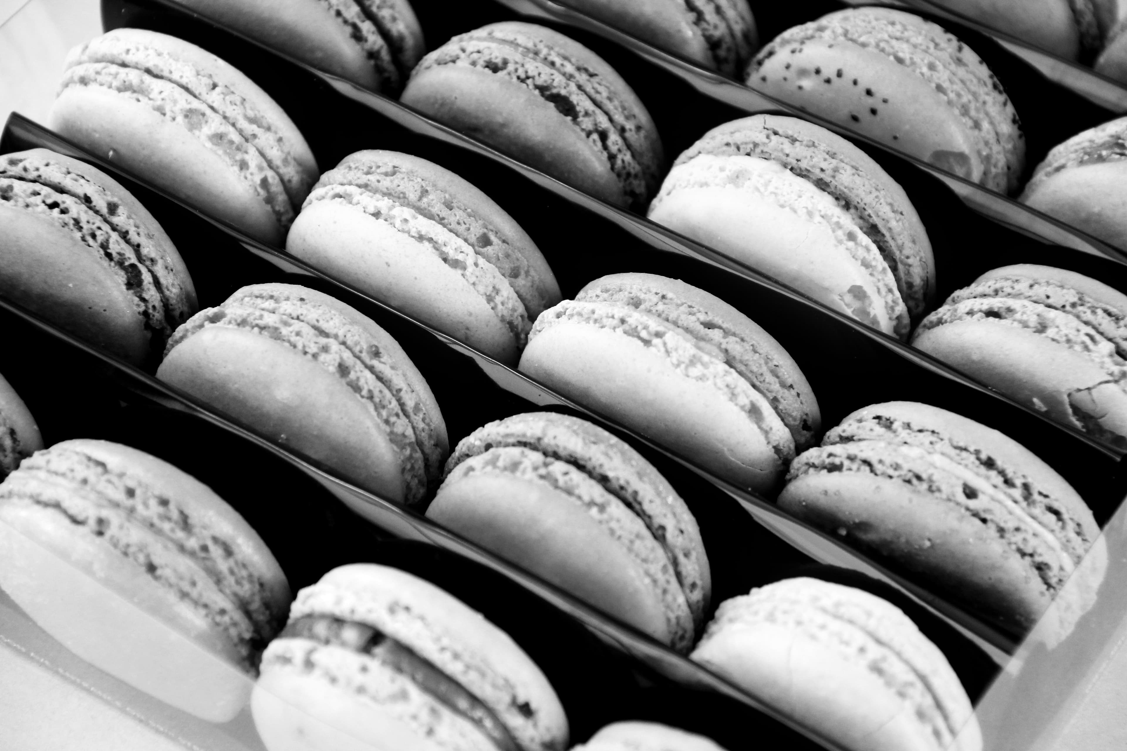 A selection of macarons